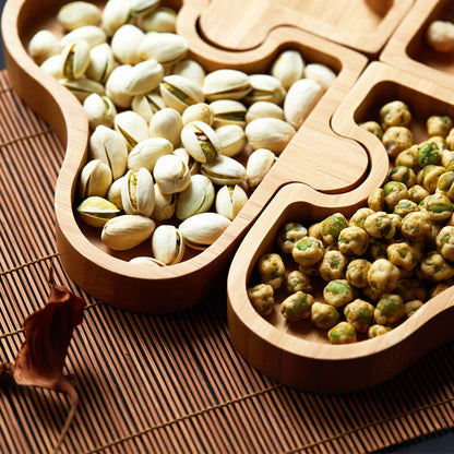 Natural Bamboo Jigsaw Serving Platter