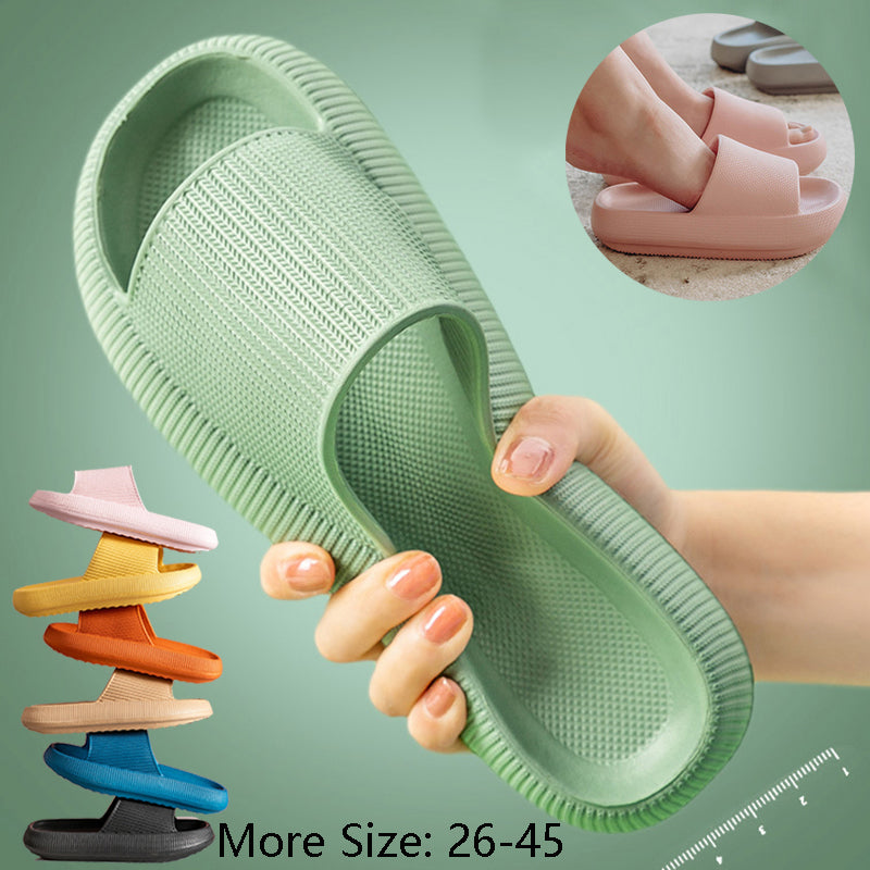 Hot EVA Shoes For Women Slippers Soft Soles Summer Bathroom Slippers 26-45 Size