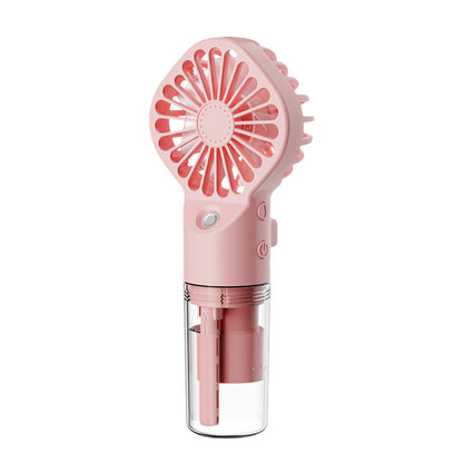 Strong Power Spray Humidification Small Fan Humidification Usb Charging Portable Fan Icy And Refreshing Fan Water Supplement