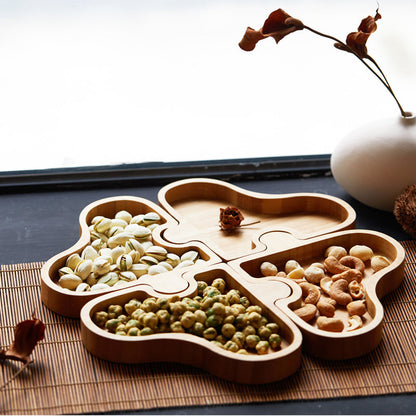 Natural Bamboo Jigsaw Serving Platter