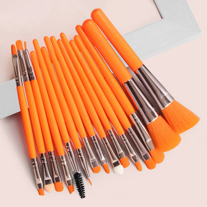 Makeup brushes Eye 15 Pcs/set Shadow Eyelash Eyebrow Brush Fluorescent Series Foundation Blush Blending Beauty Make Up tools