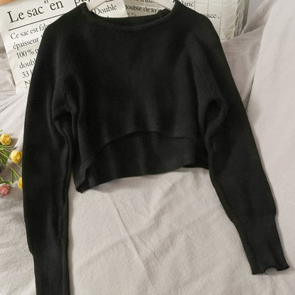 Comfy Solid Loose O-Neck Sweater