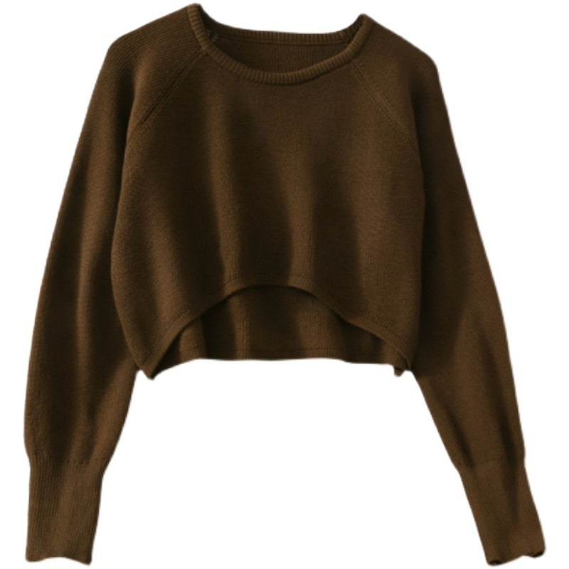 Comfy Solid Loose O-Neck Sweater