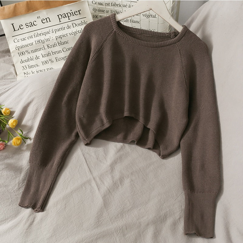 Comfy Solid Loose O-Neck Sweater